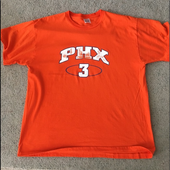 FRUIT OF THE LOOM Phoenix Suns Lebron James Tee Shirt Orange XL - Picture 1 of 3